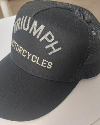 Cappellino unisex Triumph nero con visiera