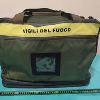 MILITARIA BORSONE VIGILE DEL FUOCO NUOVO 50X40X30