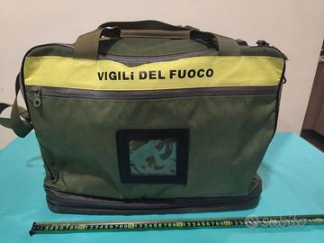 MILITARIA BORSONE VIGILE DEL FUOCO NUOVO 50X40X30