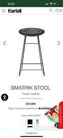 Sgabello Kartell Smatrik stool