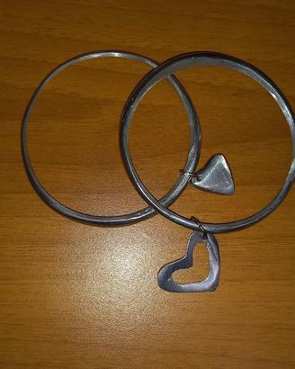 Braccialetti artigianali in acciaio 