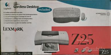 Stampante Lexmark Z25 con tastiera+mouse wireless