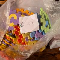 tappeto puzzle pezzi piccoli