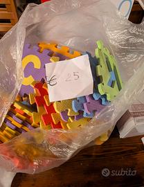 tappeto puzzle pezzi piccoli