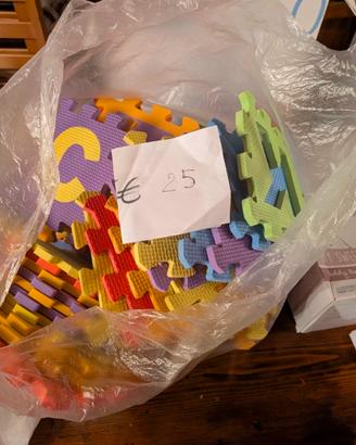 tappeto puzzle pezzi piccoli