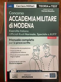 Libro concorso accademia militare di Modena
