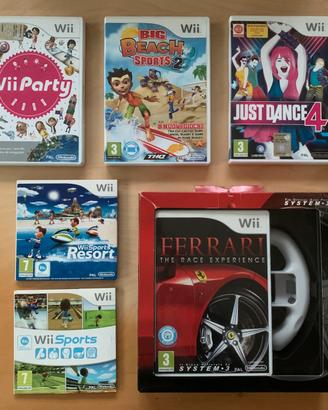 Giochi Wii da Collezione + Sports Resort + Ferrari