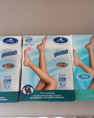 Calze collant premaman a compressione graduata