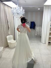 Vestito da sposa nuovo 2 pezzi