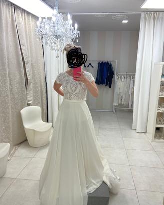 Vestito da sposa nuovo 2 pezzi
