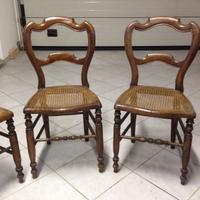 Quattro seggioline del settecento