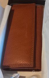 portachiavi pelle cuoio Pierre Cardin