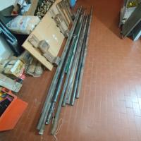 Tubo ponteggio (10 pz) più giunti ponteggio 12pz