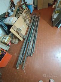 Tubo ponteggio (10 pz) più giunti ponteggio 12pz