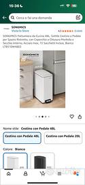 CESTINO SONGMICS NUOVO