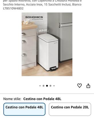 CESTINO SONGMICS NUOVO