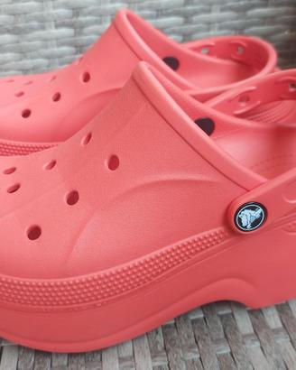 Crocs Classic Platform Clog colore Corallo N.38/39