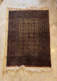 Tappeto Bokhara Pregiato – Misto Lana e Seta – 83x