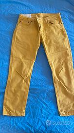jeans giallo slim Dondup taglia XS