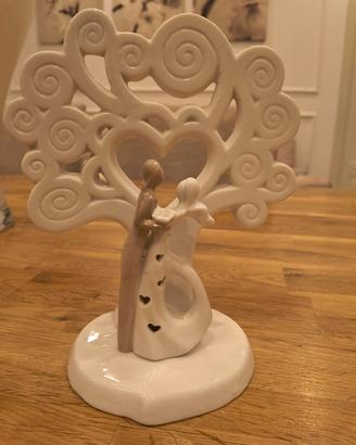 statuetta in porcellana , Albero della vita ...