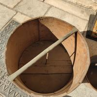 Staio antico in legno e ferro oggetto da collezion