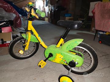 bici con rotelle 