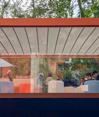 PERGOLA CORRADI 3,30x3,50  TETTO CURVO