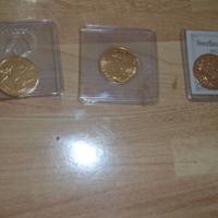 3 sterline d'oro FDC anni 2005 - 2012 - 2022