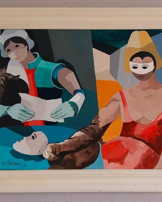quadro maranghi olio su tela