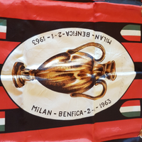 Bandiera Milan-Benfica 1963