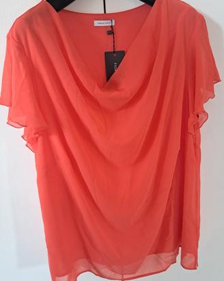maglia elegante fiorella rubino