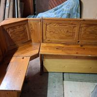 panca il legno color ciliegio fai da te