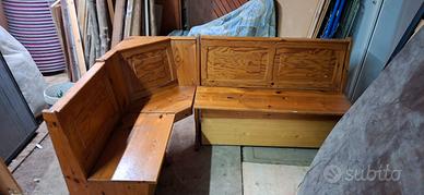 panca il legno color ciliegio fai da te