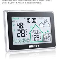Stazione meteo BALDR display LCD e sensore esterno