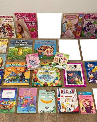 Blocco 21 Libri Bambine 4/8 anni