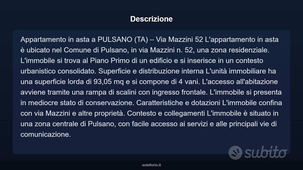 Appartamento – Pulsano, Taranto - Vista 3