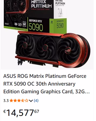 PC -  NVIDIA RTX 5090 MATRIX LIMITED EDITION 32GB!