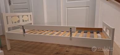 Lettino + materasso (base a doghe IKEA)