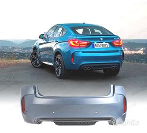 PARAURTI POSTERIORE BMW X6 F16 LOOK X6M PDC