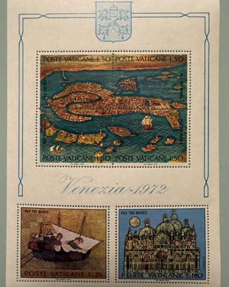 Venezia 1972 Foglio francobolli integro