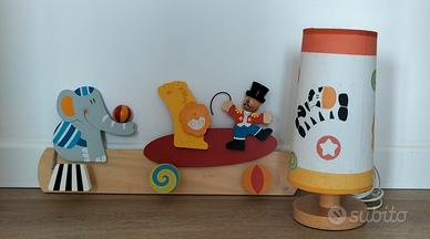 Set Appendeabiti e lampada Sevi arredo bambini