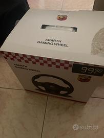 Volante Abarth da gaming per Ps4