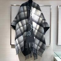 Gucci doppio lato pesante scialle super caldo