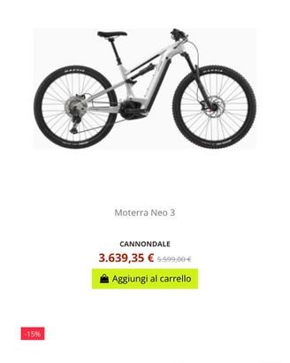 Cannondale Moterra 3 Neo - settembre 2024