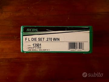 Set dies ricarica .270 Winchester RCBS/Lee