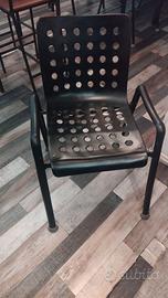 sedie Vitra Landi vintage di Hans Coray