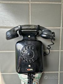 telefono a muro disco Siemens originale 
