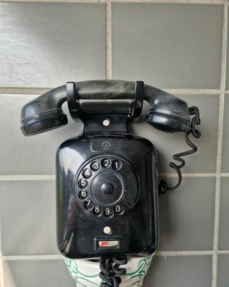 telefono a muro disco Siemens originale 