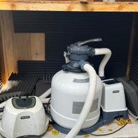 Pompa piscina Intex 12.000 lt/min + Clorinatore