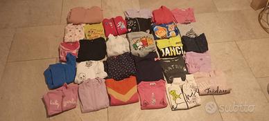 Felpe, leggins, jeans bambina dai 4 ai 6 anni